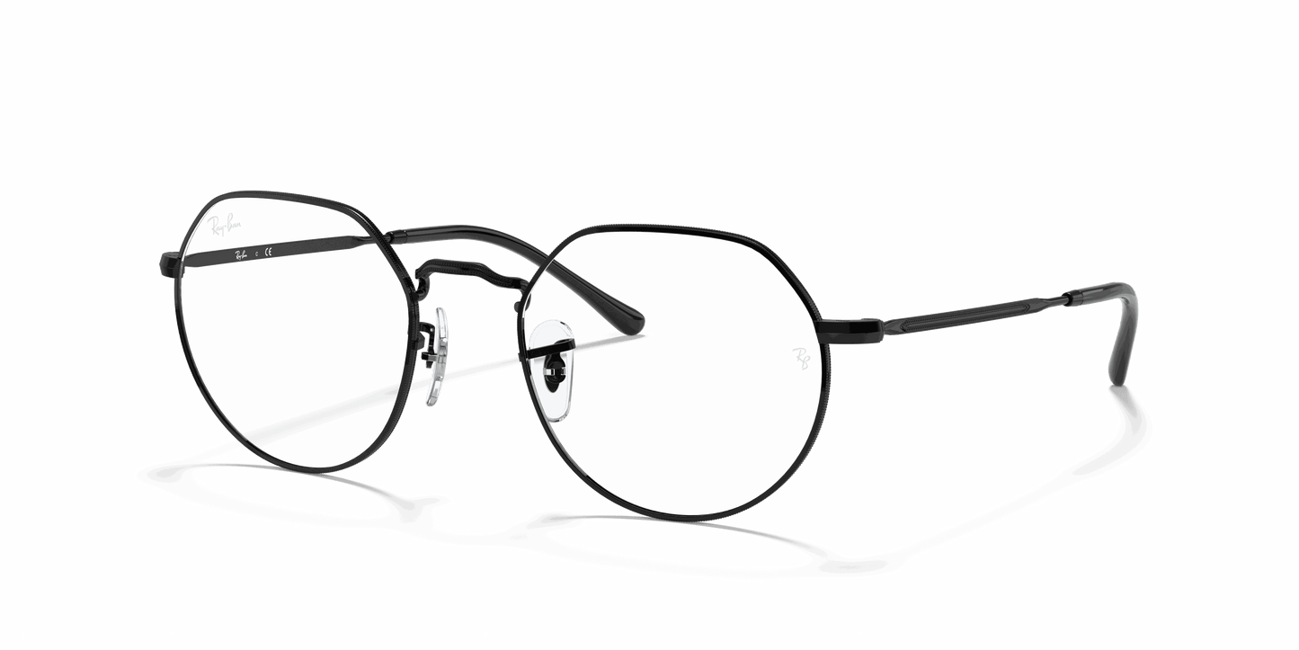 [Clear Lenses, Polished Black Frame]