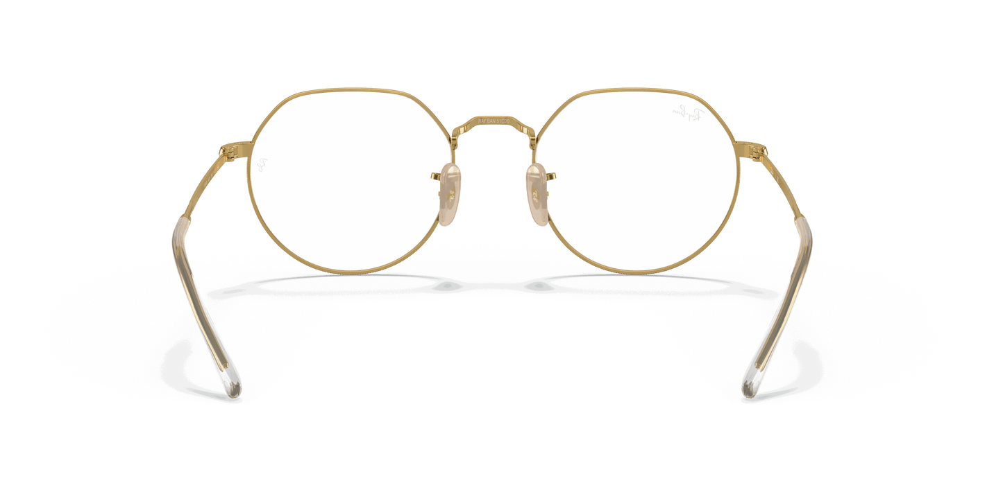 [Clear Lenses, Matte Gold Frame]