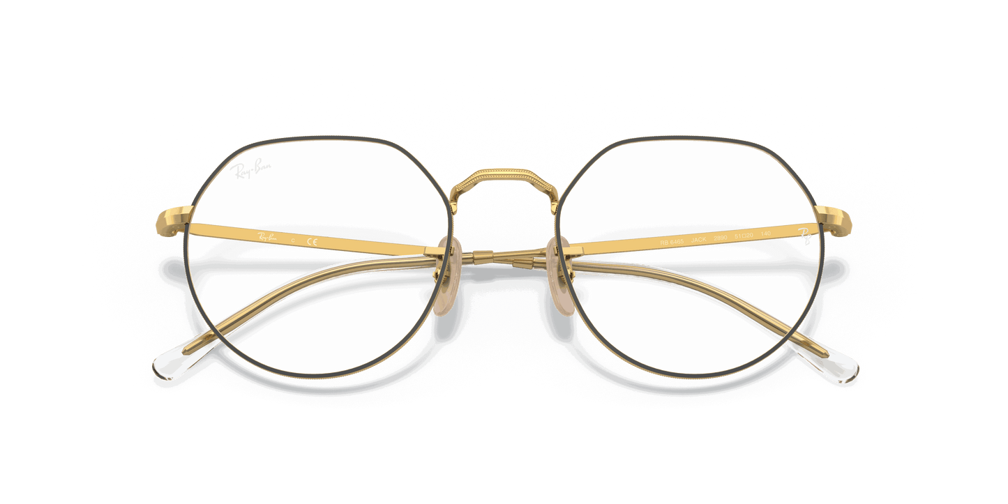 [Clear Lenses, Matte Gold Frame]