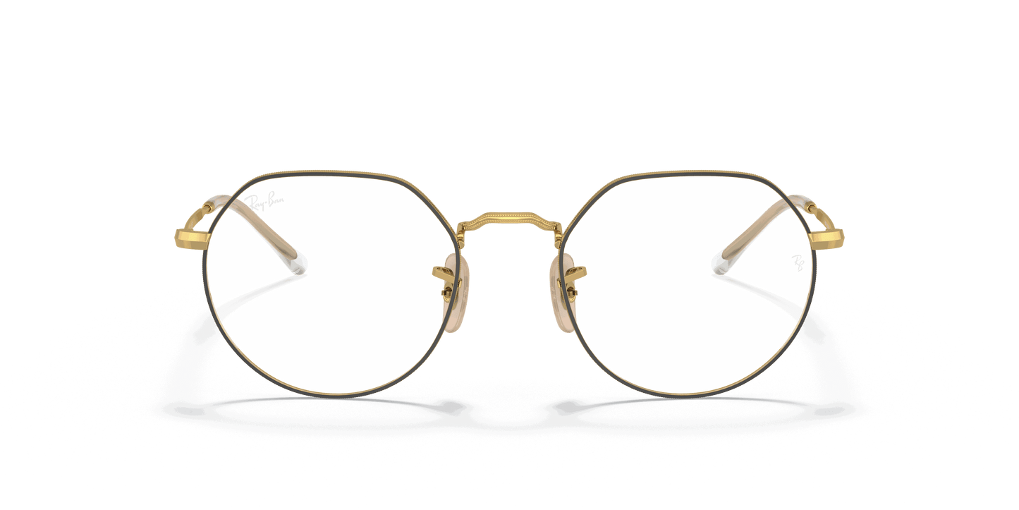 [Clear Lenses, Matte Gold Frame]