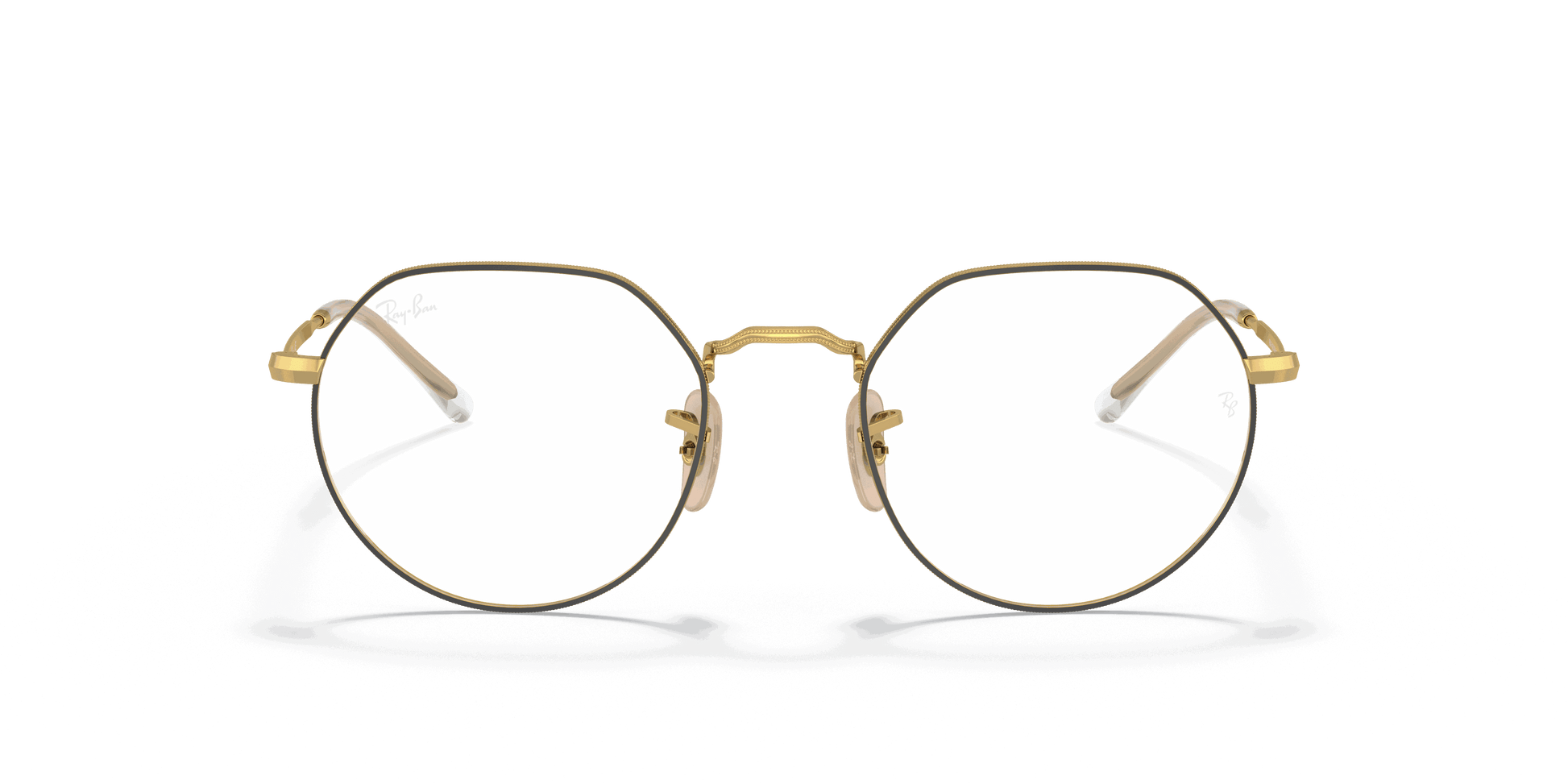 [Clear Lenses, Matte Gold Frame]