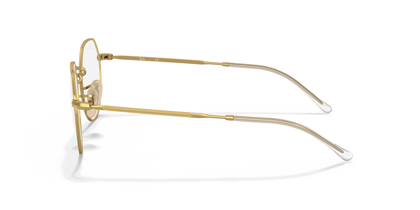 [Clear Lenses, Matte Gold Frame]