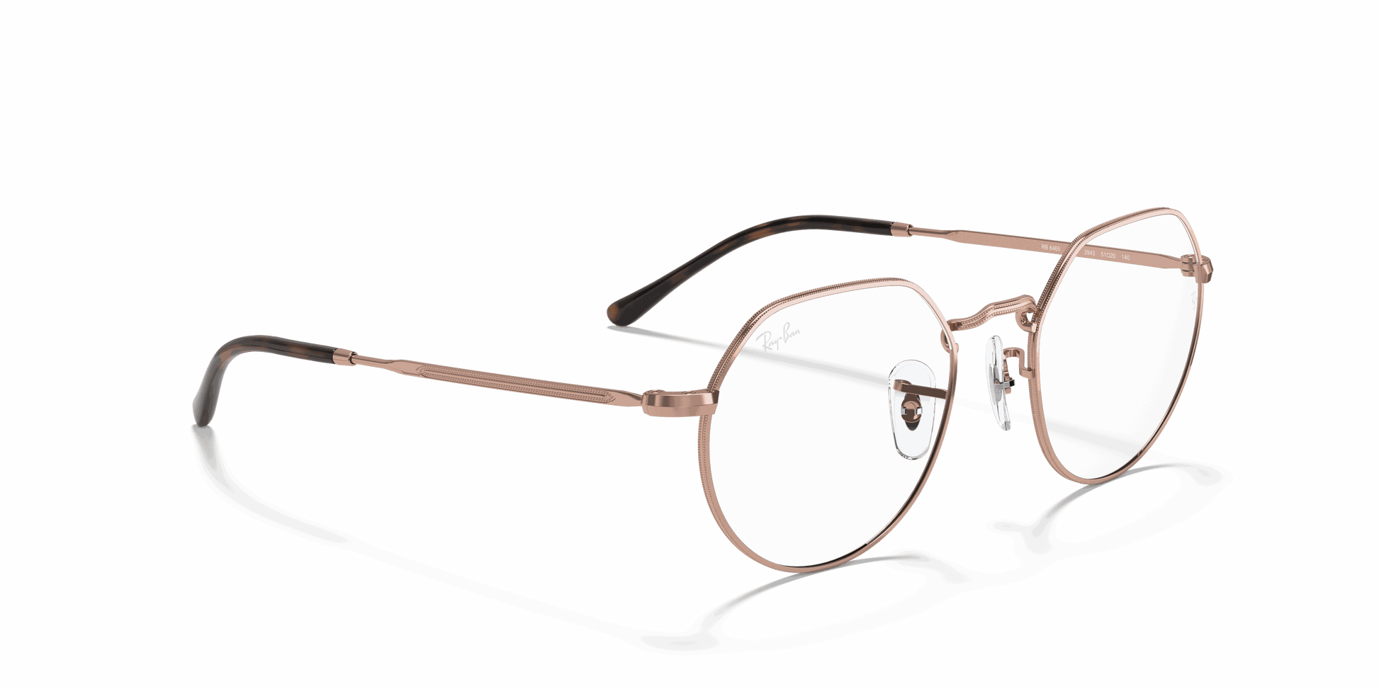 [Clear Lenses, Polished Copper Frame]