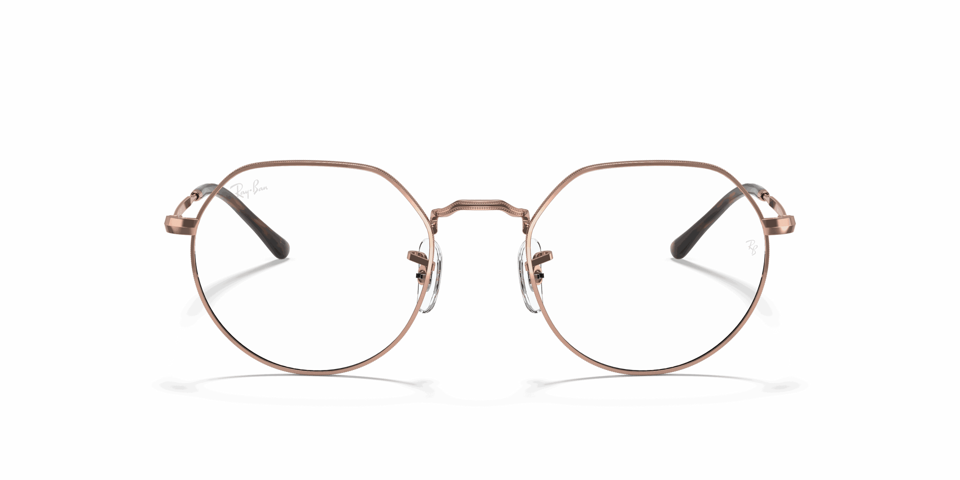 [Clear Lenses, Polished Copper Frame]