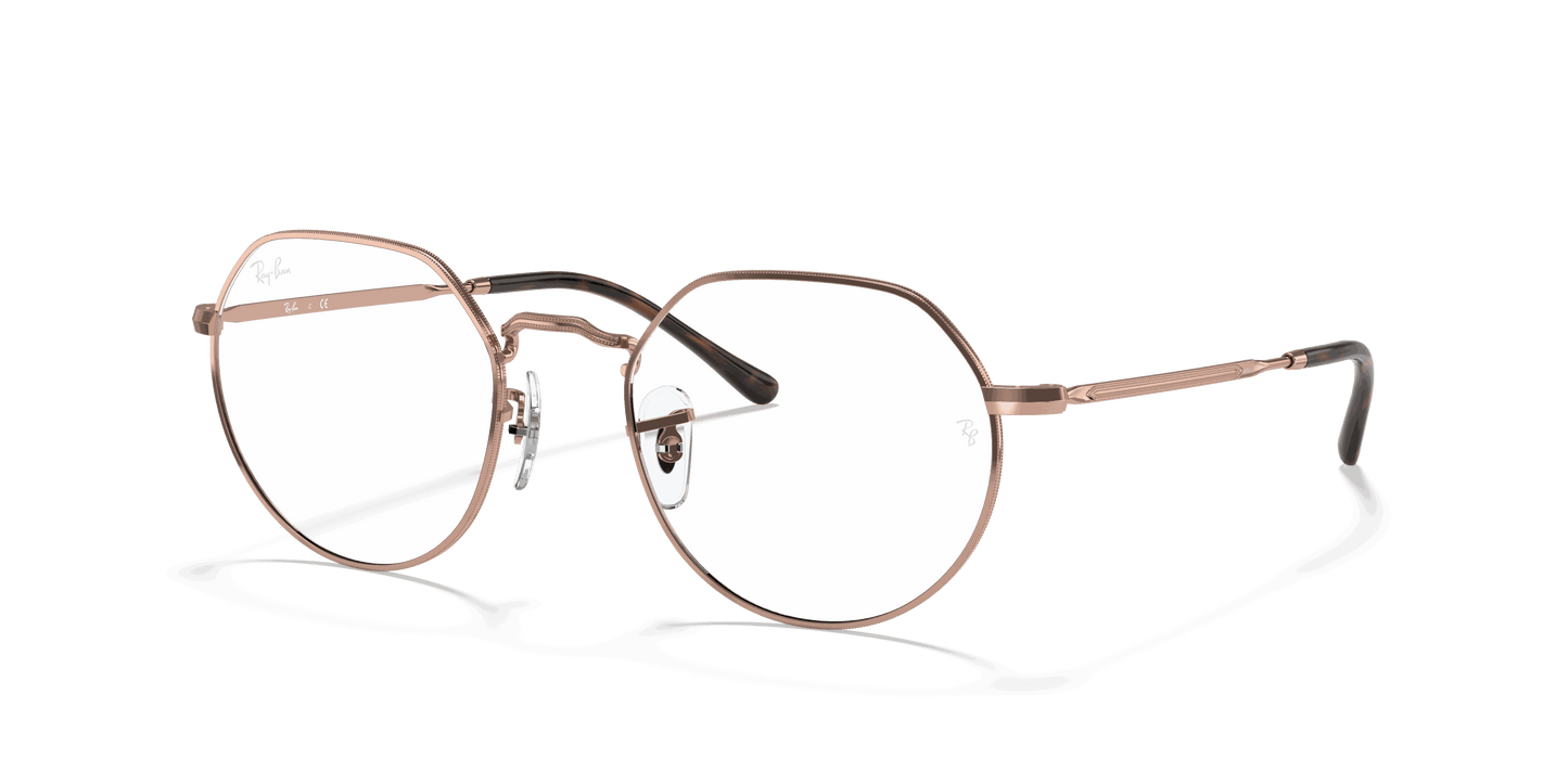 [Clear Lenses, Polished Copper Frame]