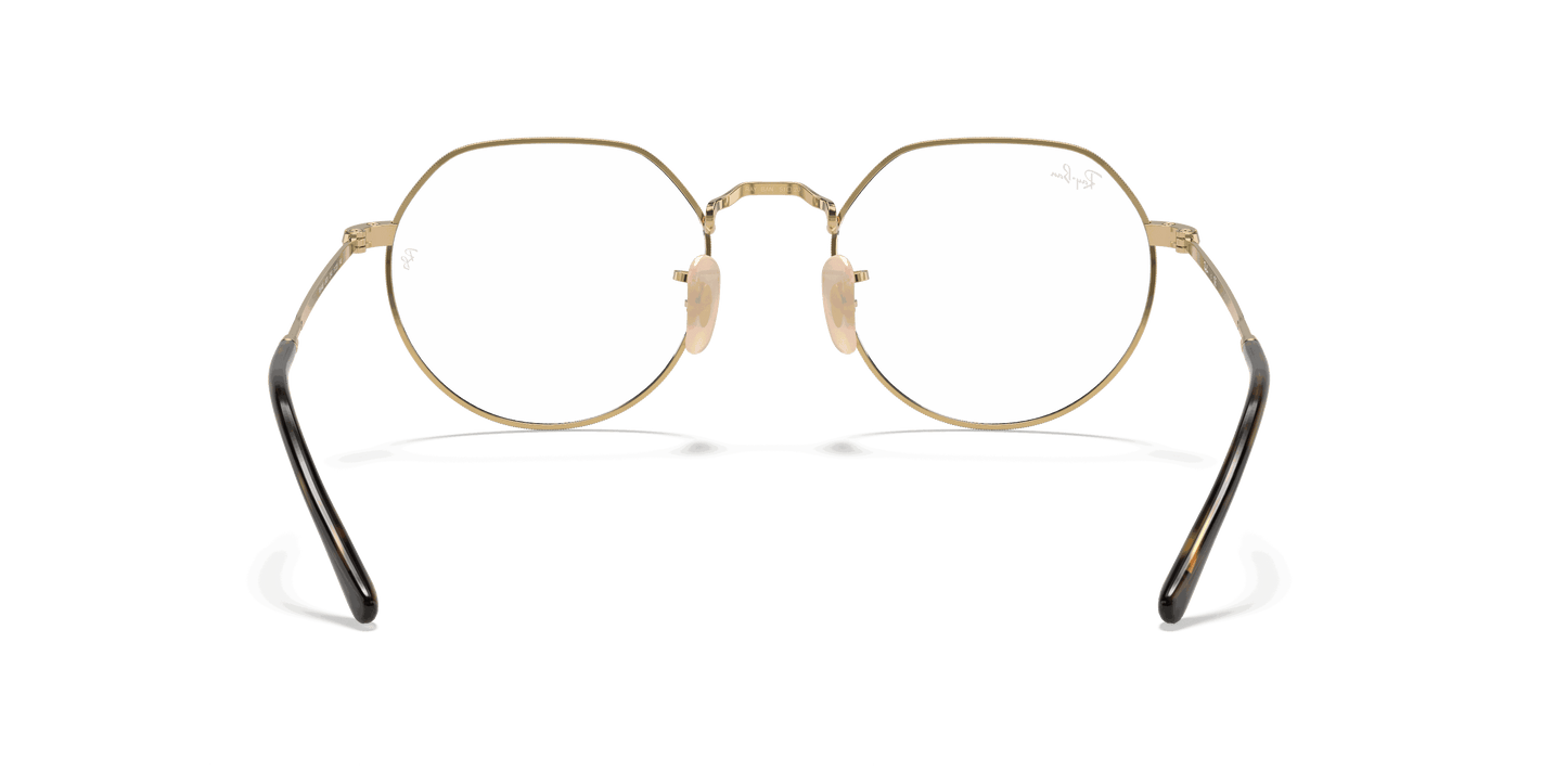 [Clear Lenses, Polished Havana On Gold Frame]