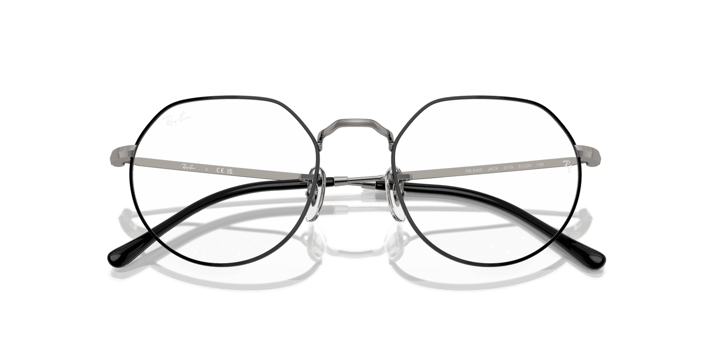 [Clear Lenses, Polished Black On Gunmetal Frame]
