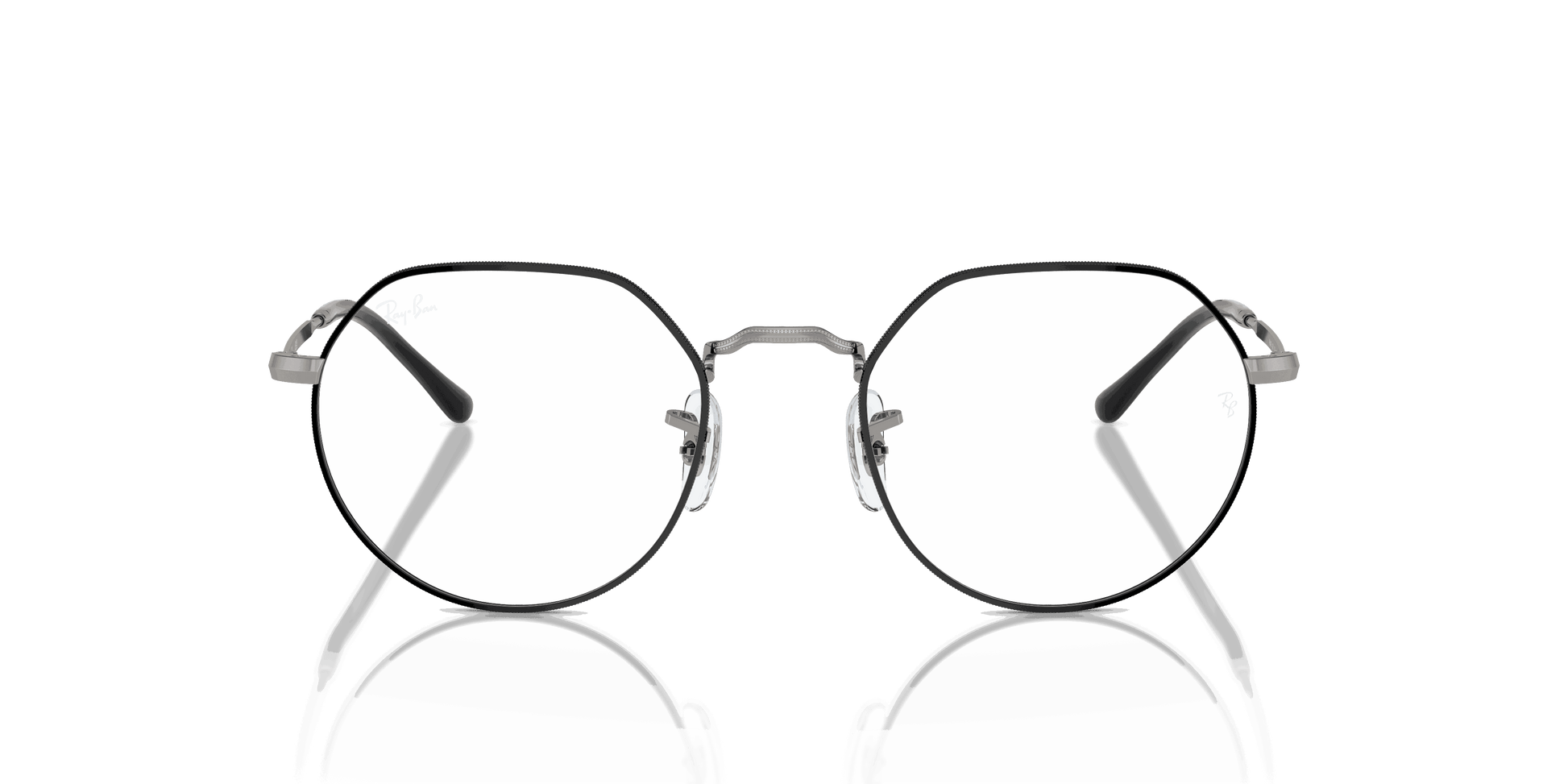 [Clear Lenses, Polished Black On Gunmetal Frame]