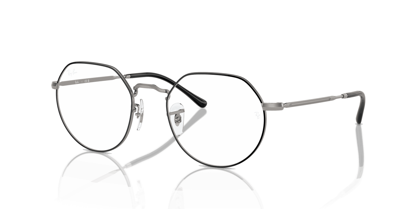 [Clear Lenses, Polished Black On Gunmetal Frame]