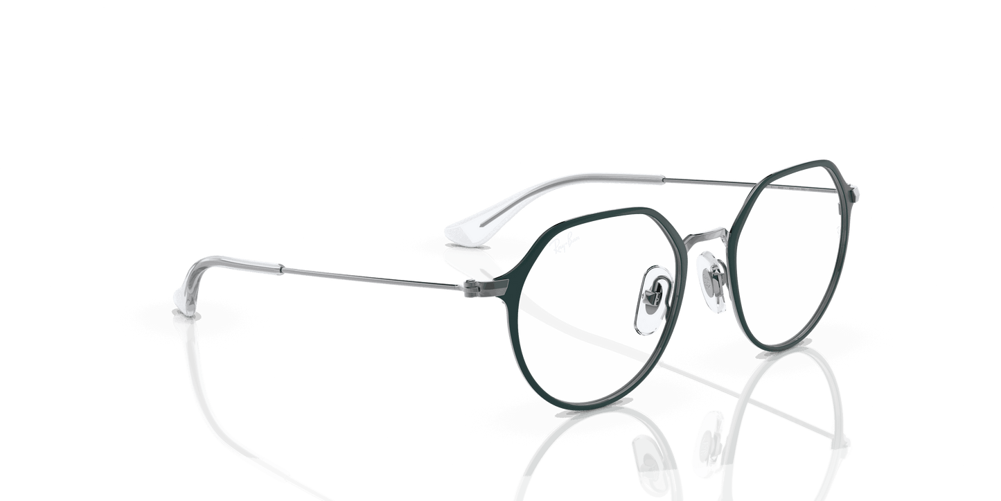 [Clear Lenses, Matte Green Frame]