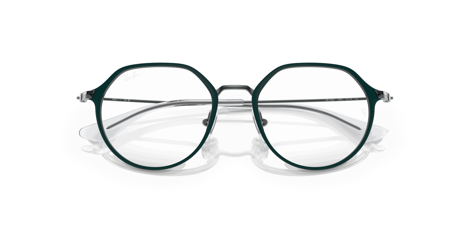 [Clear Lenses, Matte Green Frame]