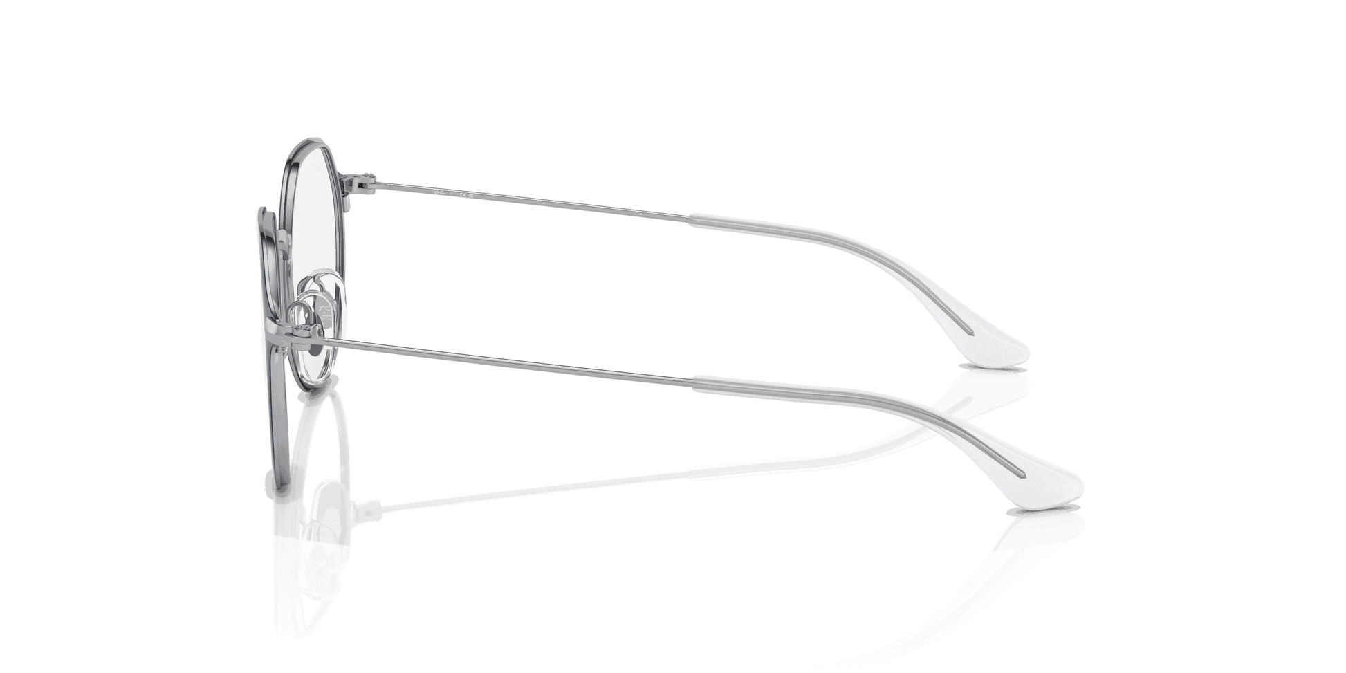 [Clear Lenses, Polished Blue On Silver Frame]