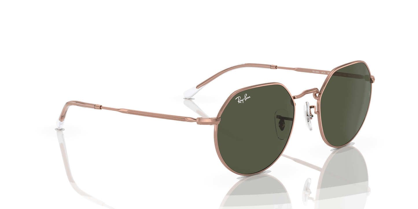 [Green Lenses, Polished Rose Gold Frame]