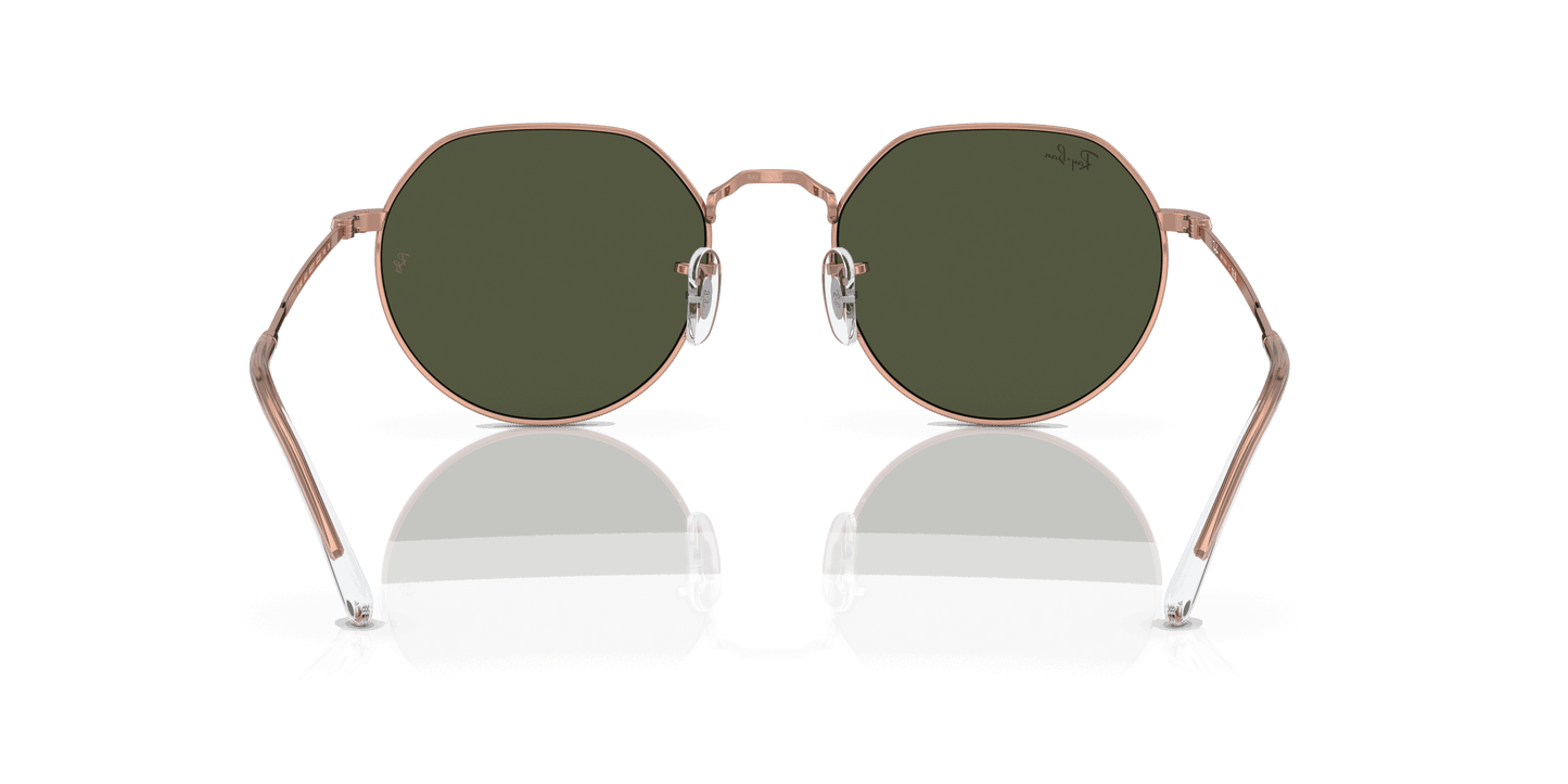 [Green Lenses, Polished Rose Gold Frame]