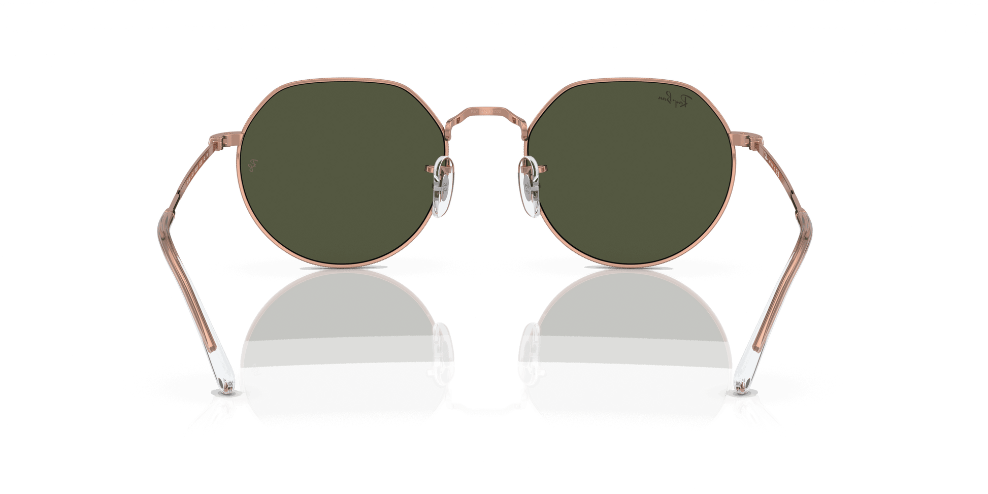 [Green Lenses, Polished Rose Gold Frame]