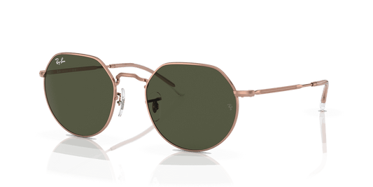 [Green Lenses, Polished Rose Gold Frame]