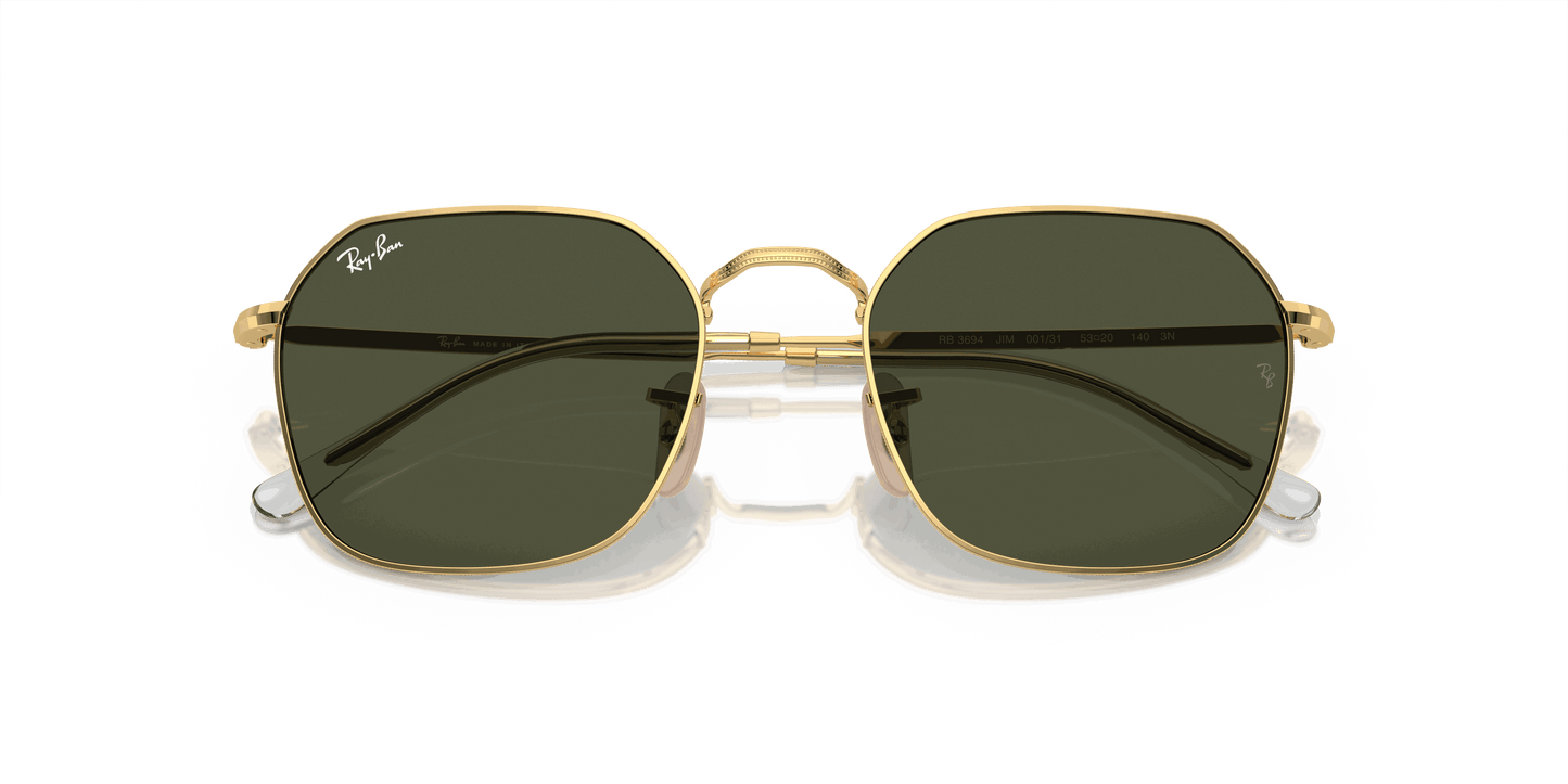 [Green Lenses, Polished Arista Gold Frame]