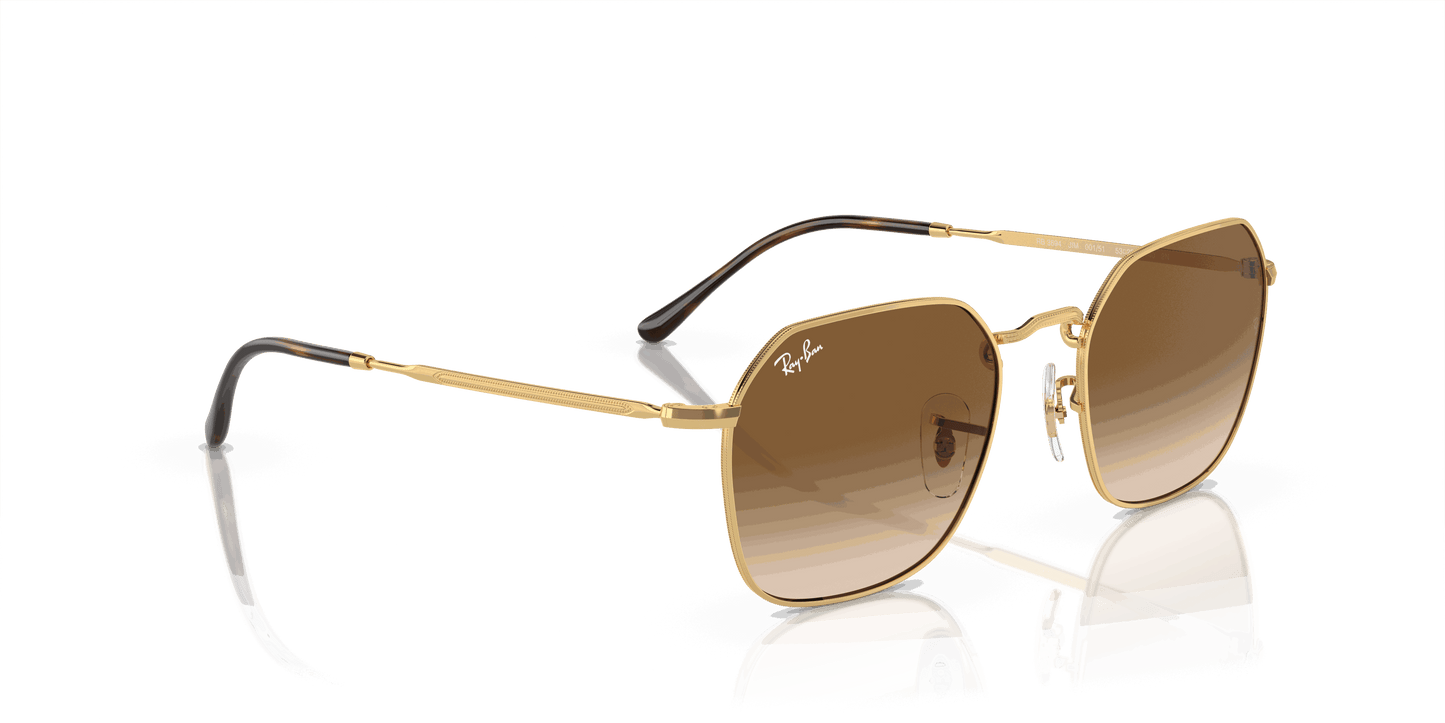[Light Brown Lenses, Polished Arista Gold Frame]