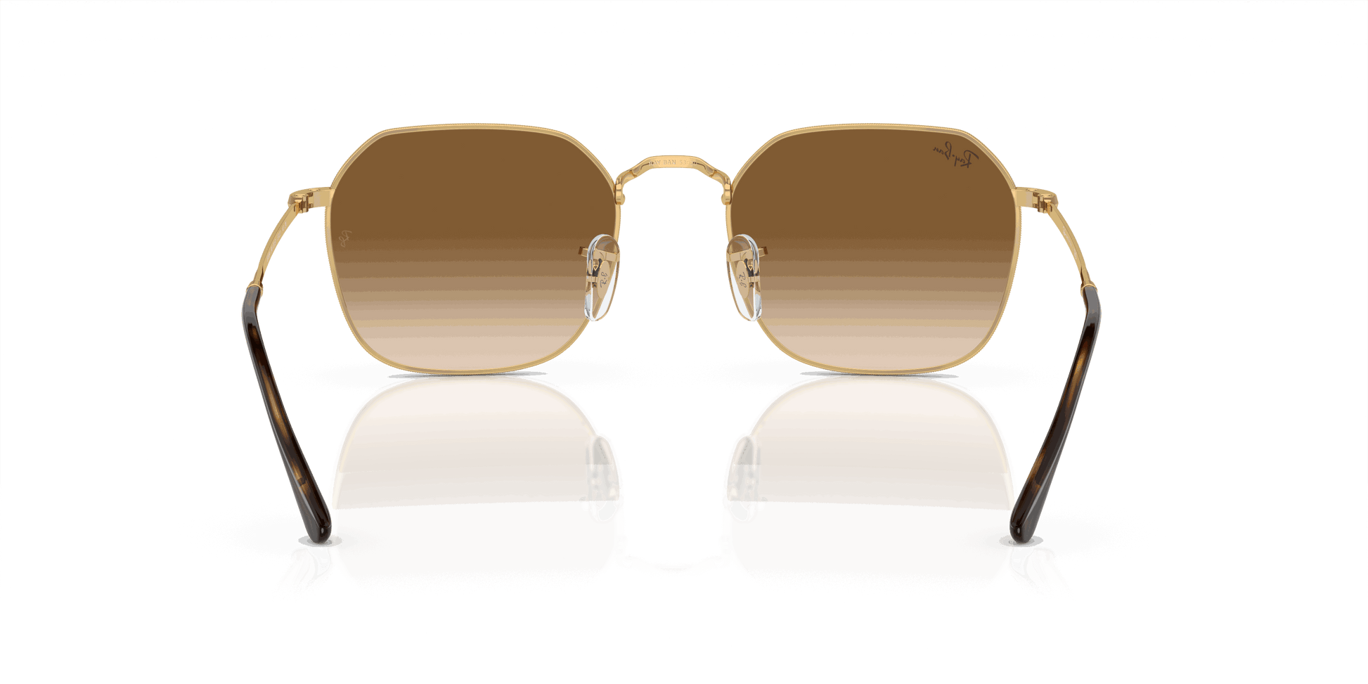 [Light Brown Lenses, Polished Arista Gold Frame]