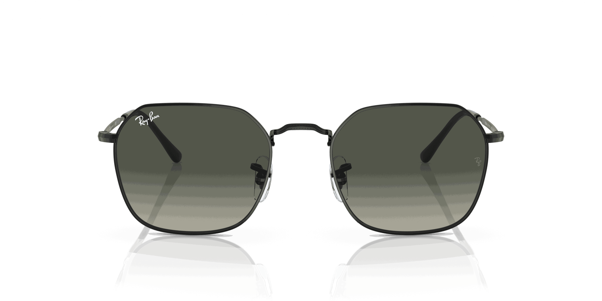 [Grey Lenses, Polished Black Frame]