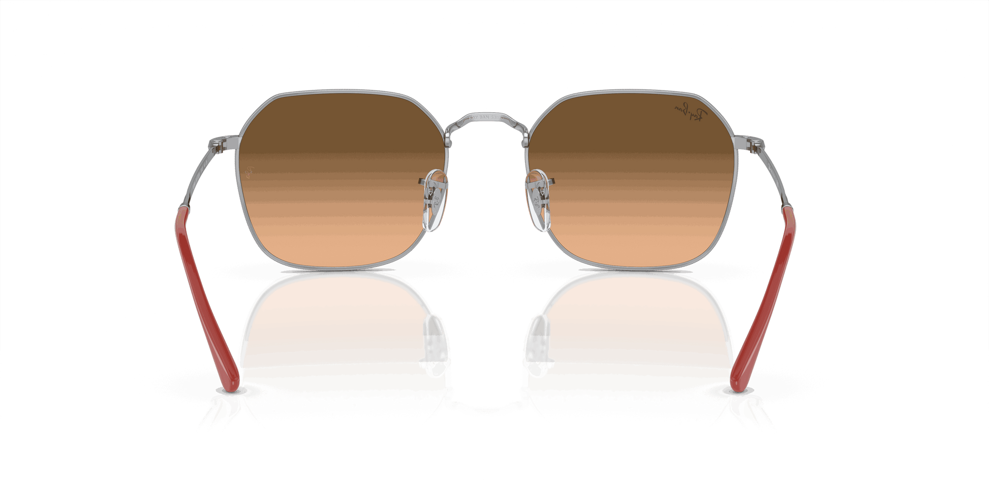 [Pink/Black Lenses, Polished Silver Frame]