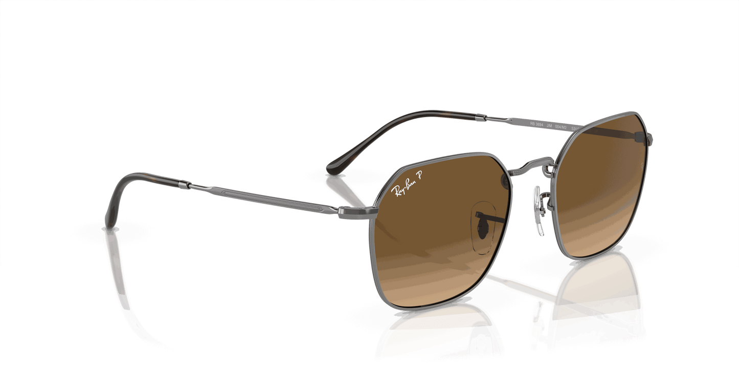 [Brown Lenses, Polished Gunmetal Frame]