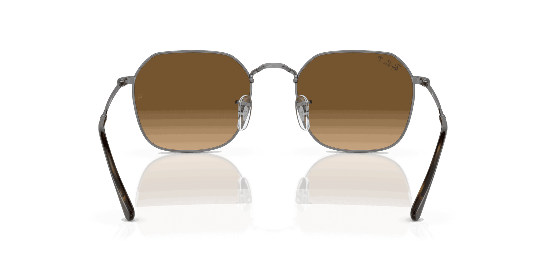 [Brown Lenses, Polished Gunmetal Frame]