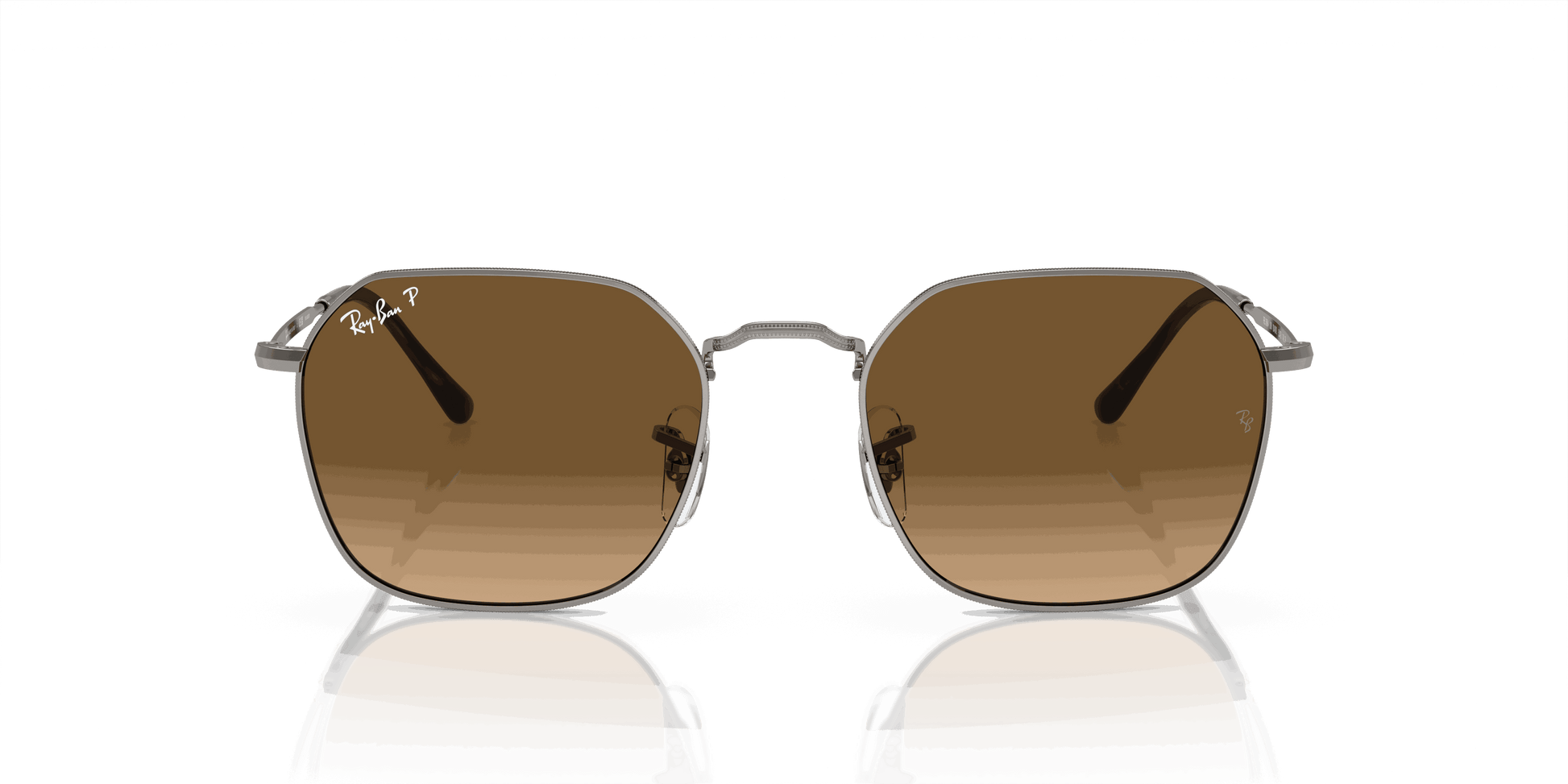 [Brown Lenses, Polished Gunmetal Frame]