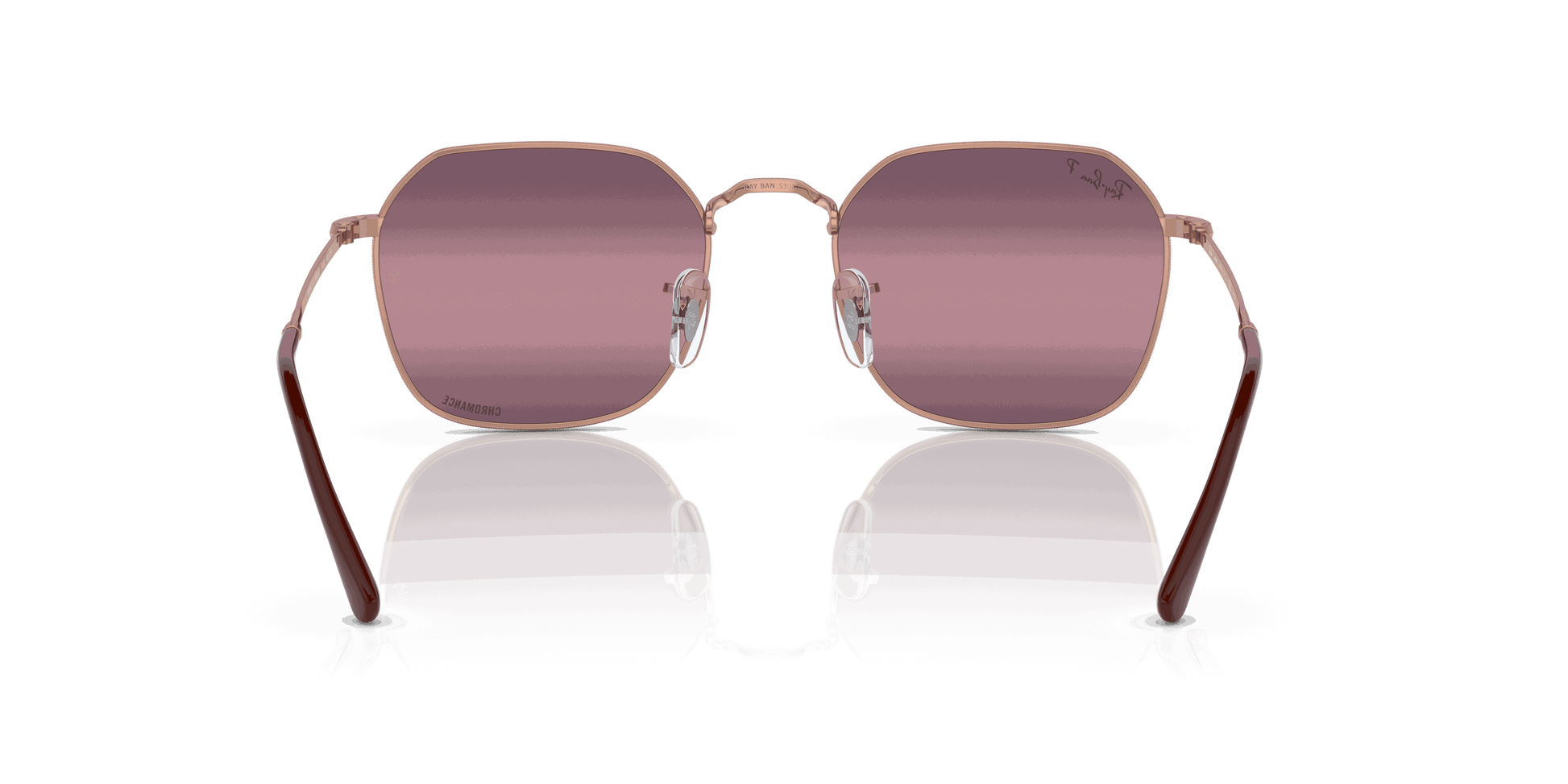 [Gold/Red Lenses, Polished Rose Gold Frame]