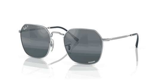 [Silver/Blue Lenses, Polished Silver Frame]