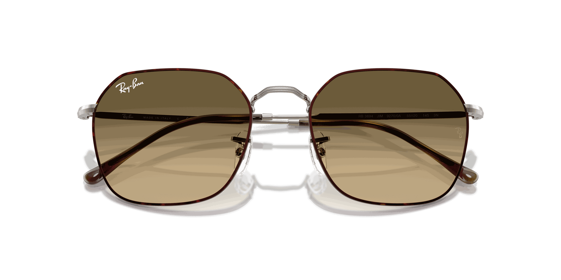 [Brown Vintage Gradient Black Lenses, Polished Havana On Gunmetal Frame]