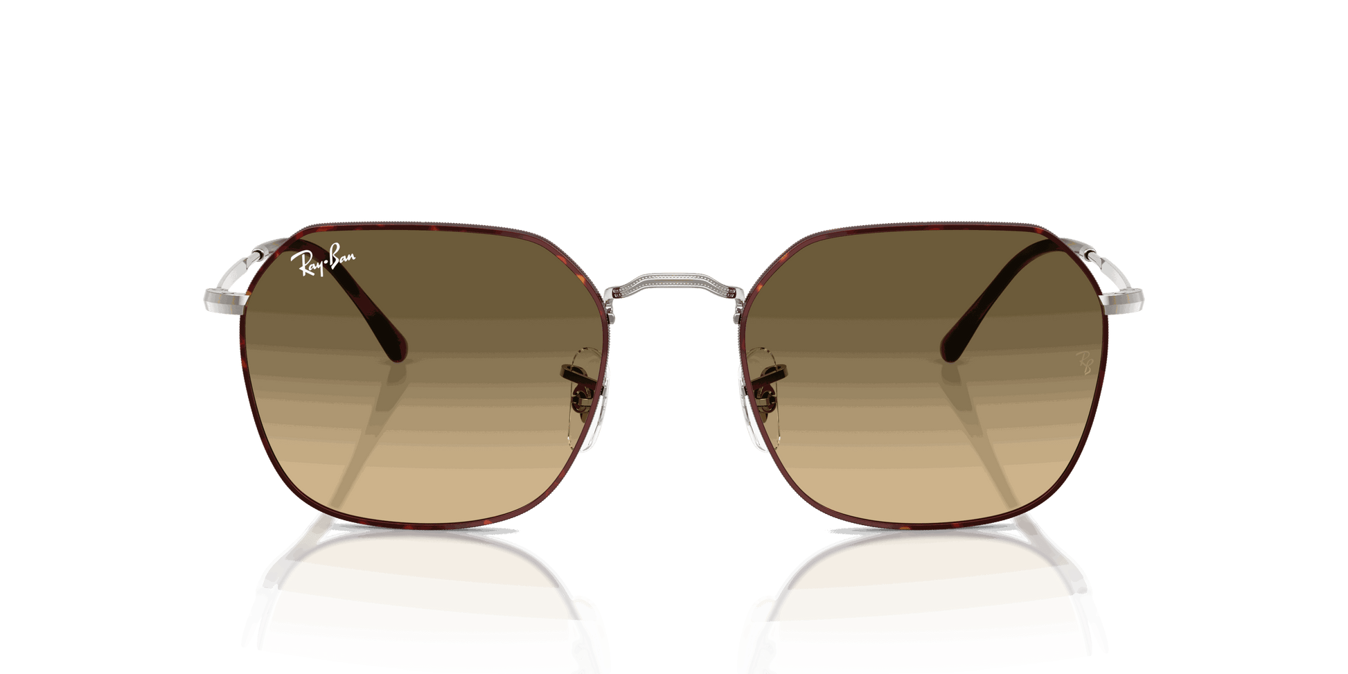 [Brown Vintage Gradient Black Lenses, Polished Havana On Gunmetal Frame]