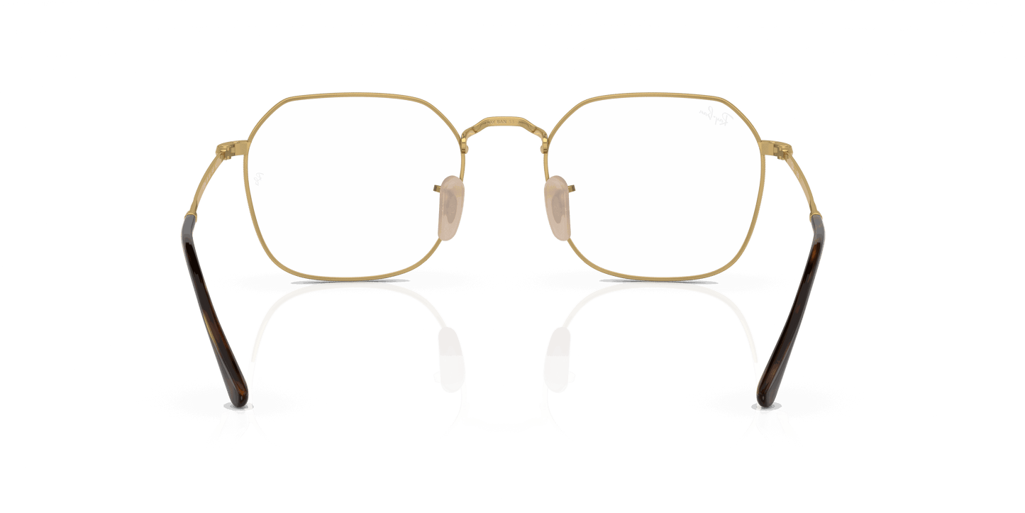 [Clear Lenses, Polished Arista Gold Frame]