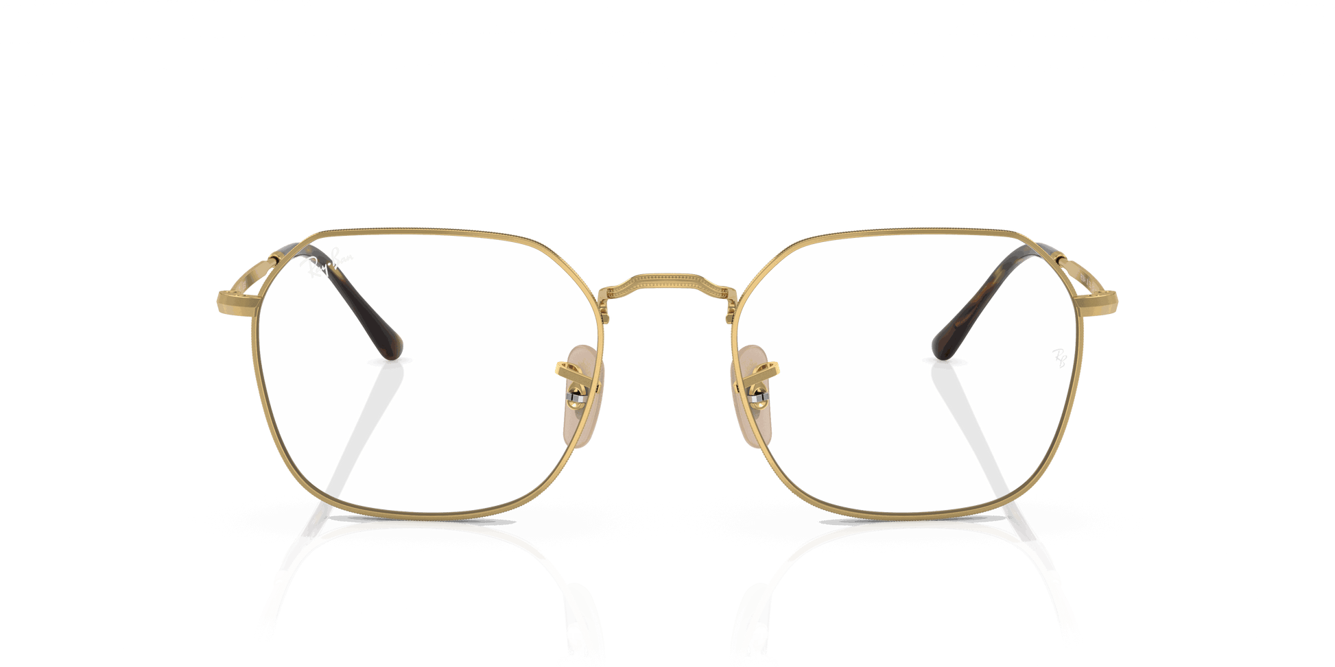 [Clear Lenses, Polished Arista Gold Frame]
