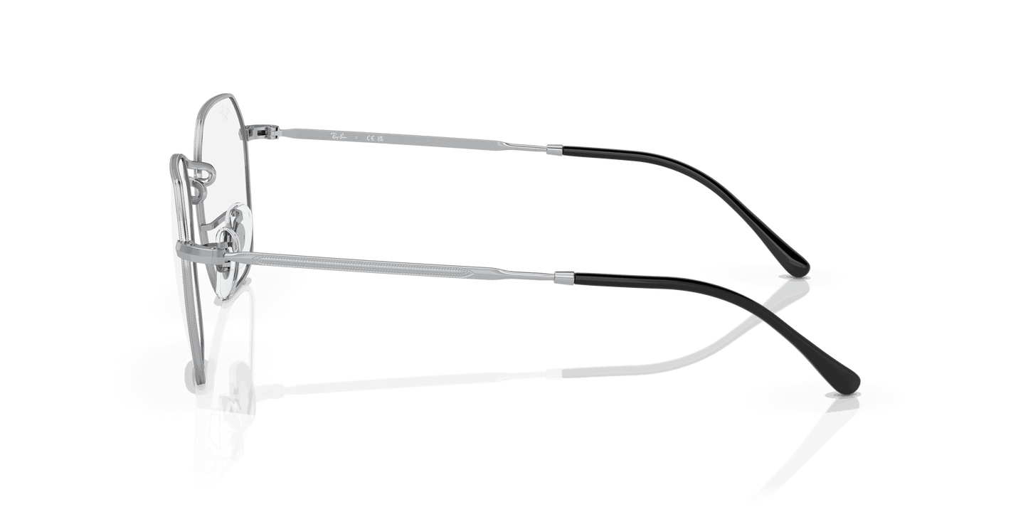 [Clear Lenses, Polished Silver Frame]