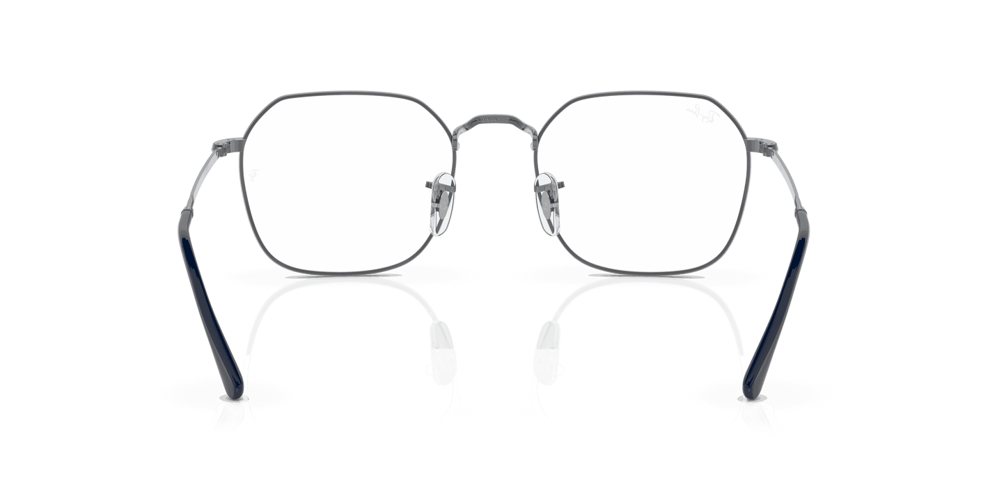[Clear Lenses, Polished Gunmetal Frame]