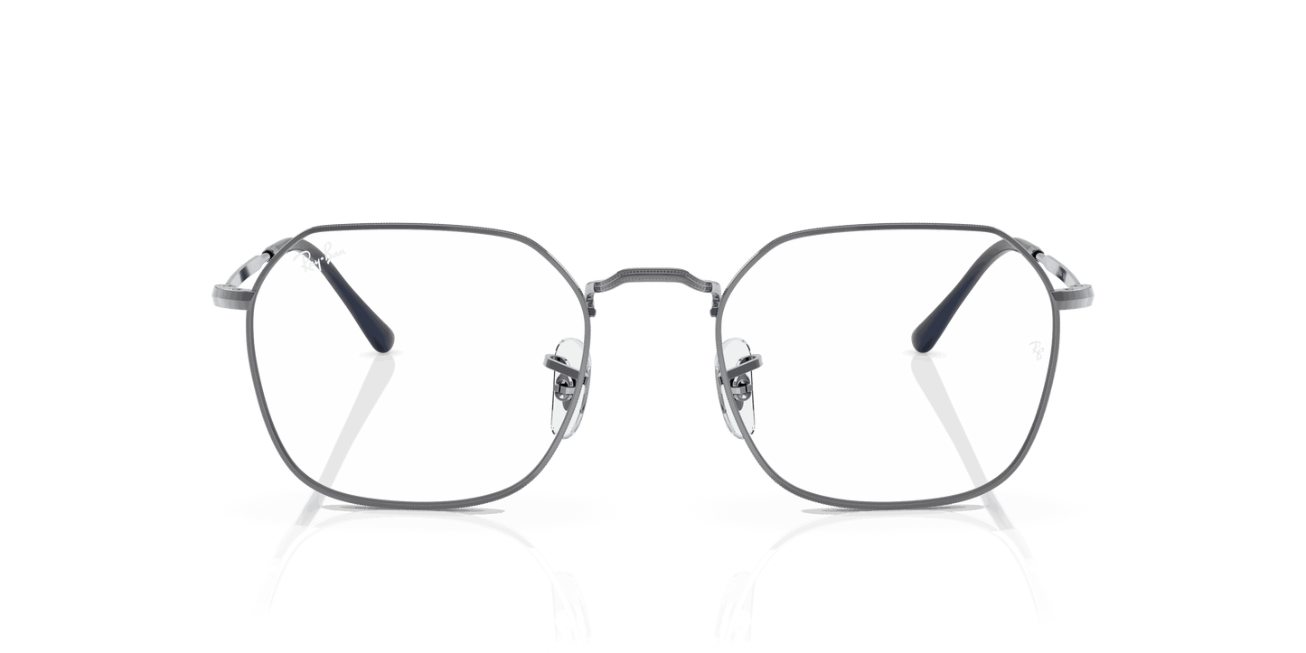 [Clear Lenses, Polished Gunmetal Frame]