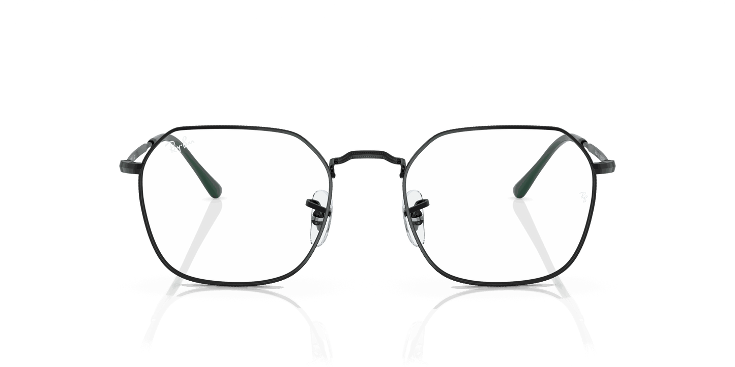 [Clear Lenses, Polished Black Frame]