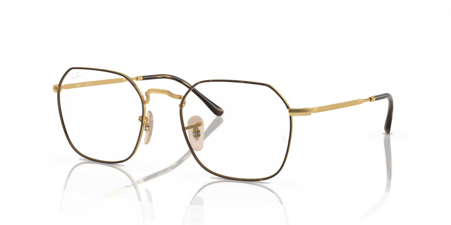 [Demo Lens Lenses, Polished Havana On Gold Frame]