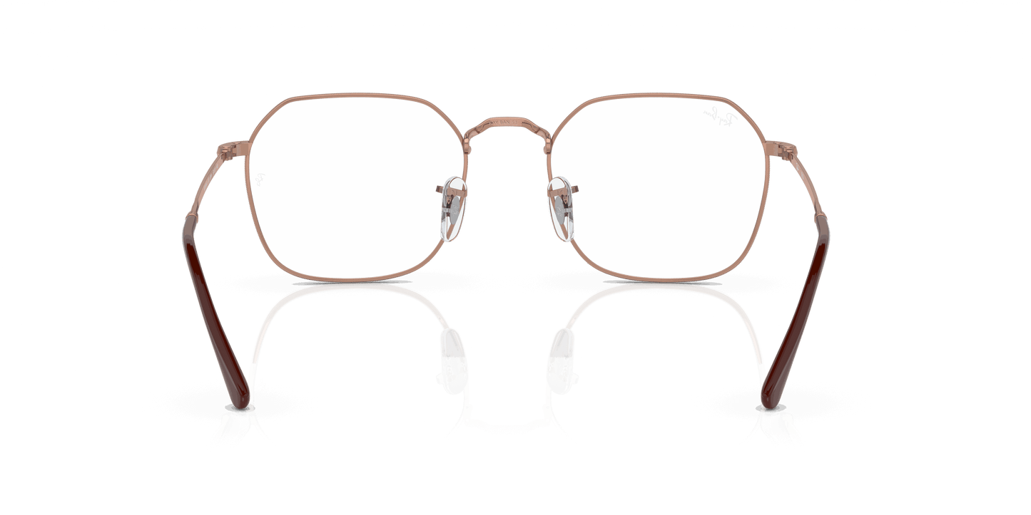 [Clear Lenses, Polished Rose Gold Frame]