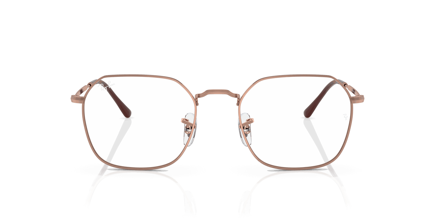 [Clear Lenses, Polished Rose Gold Frame]