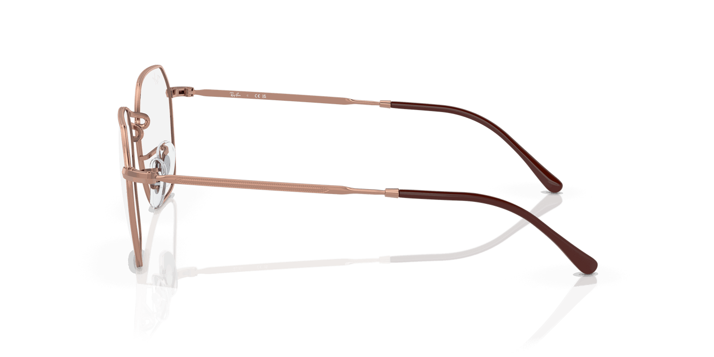 [Clear Lenses, Polished Rose Gold Frame]