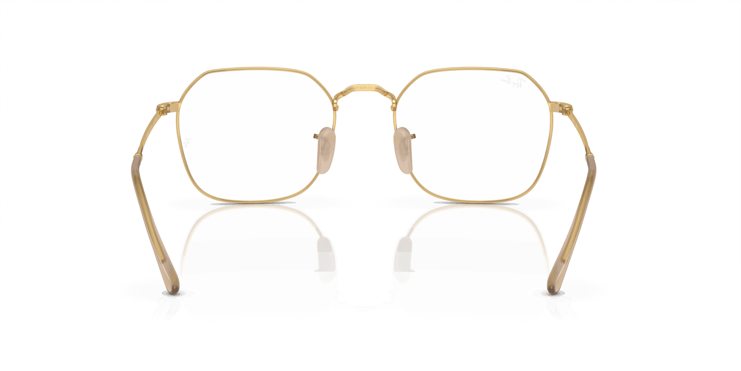 [Clear Lenses, Polished Beige On Gold Frame]