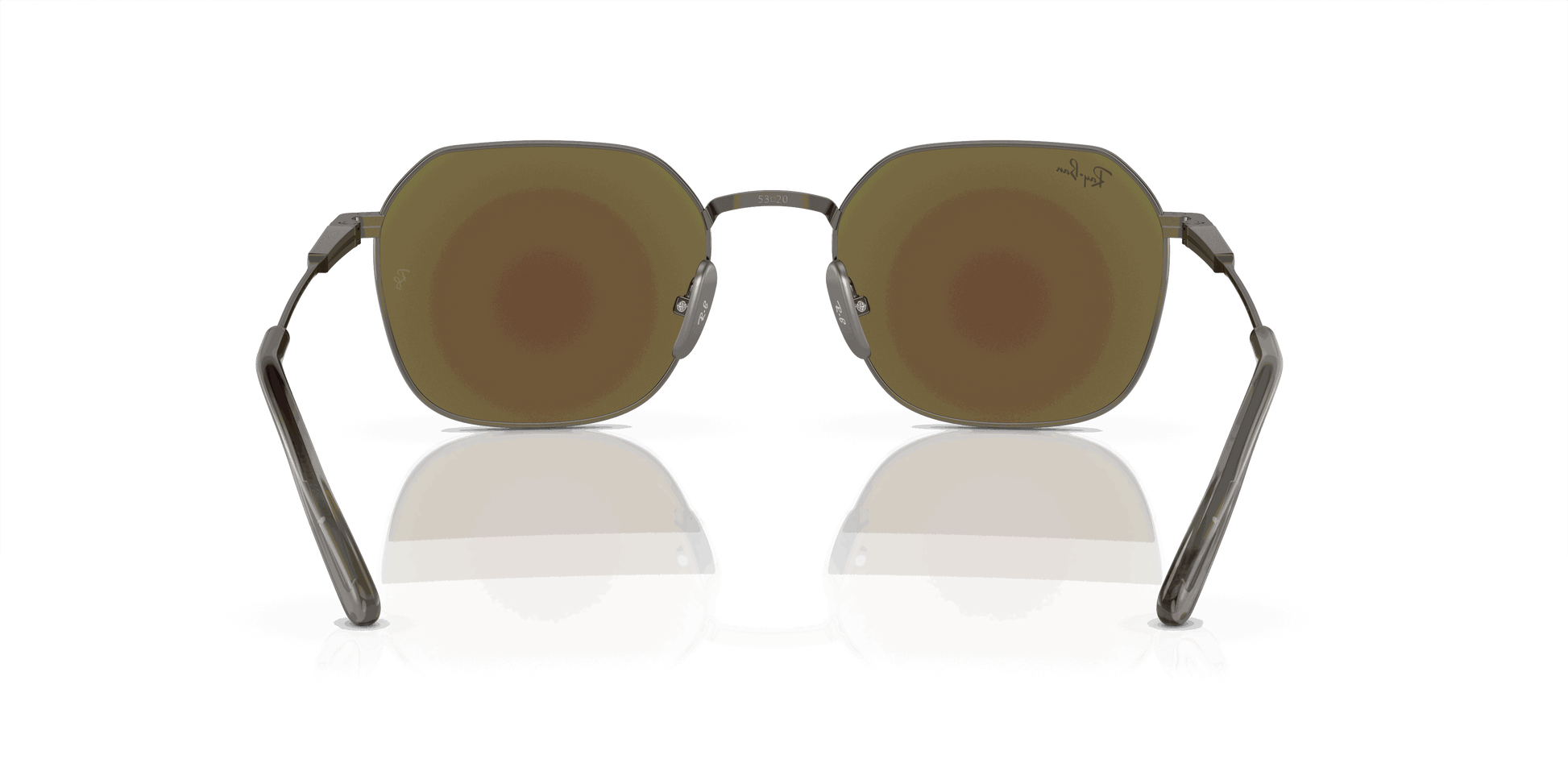[Blue/Grey Lenses, Polished Gunmetal Frame]