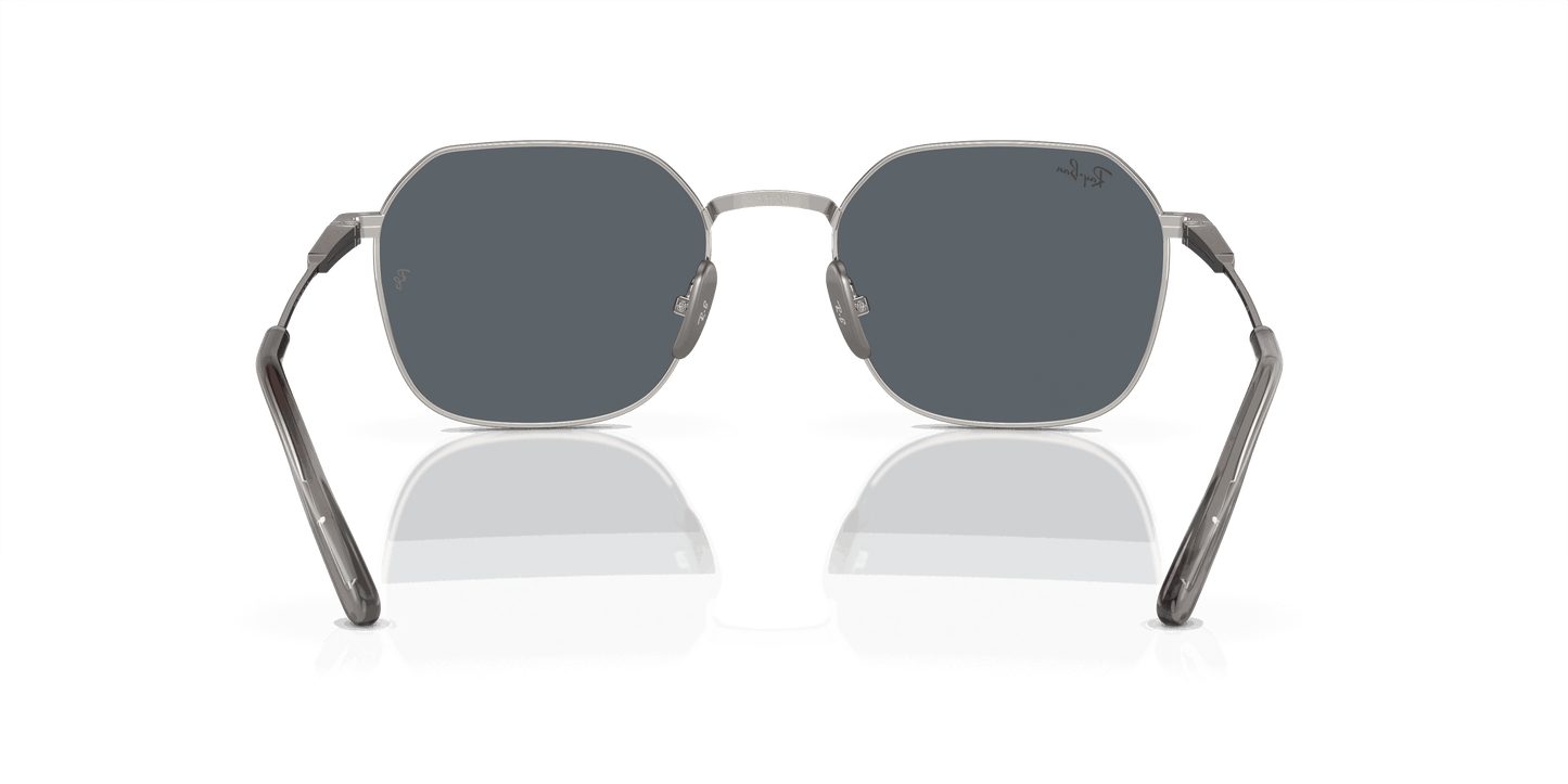 [Blue Lenses, Polished Silver Frame]