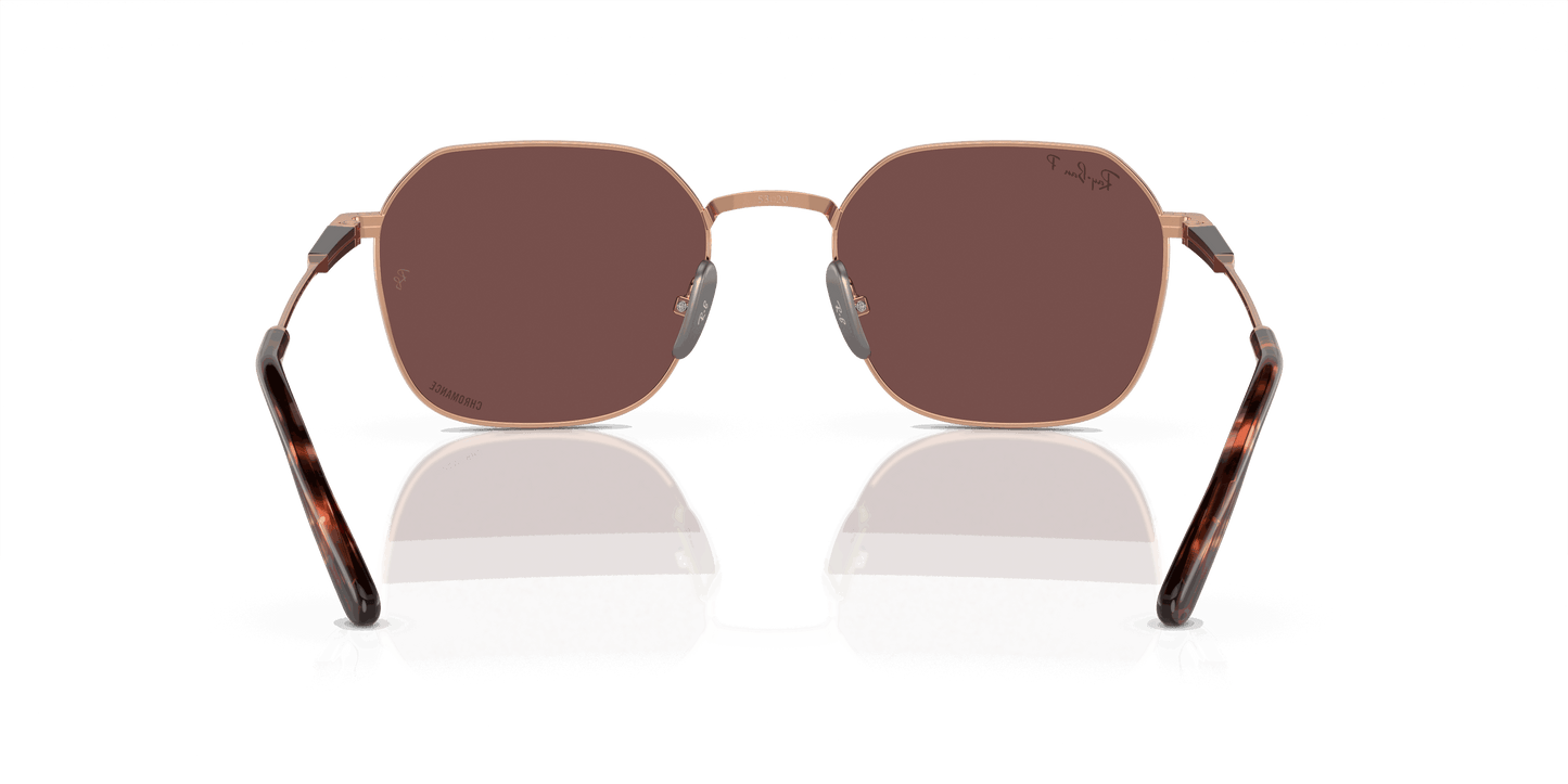 [Dark Violet Lenses, Polished Light Brown Frame]