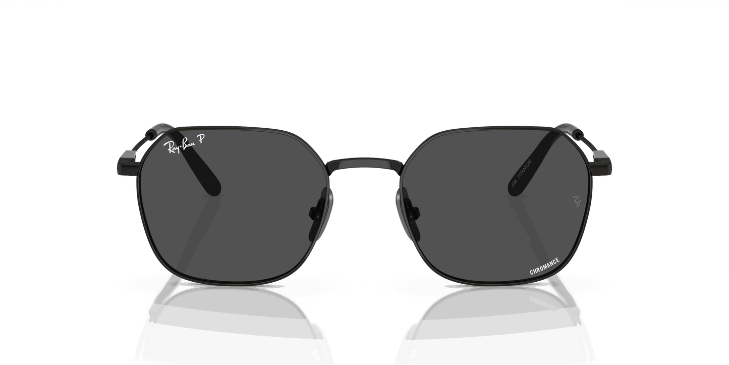 [Dark Grey Lenses, Polished Black Frame]