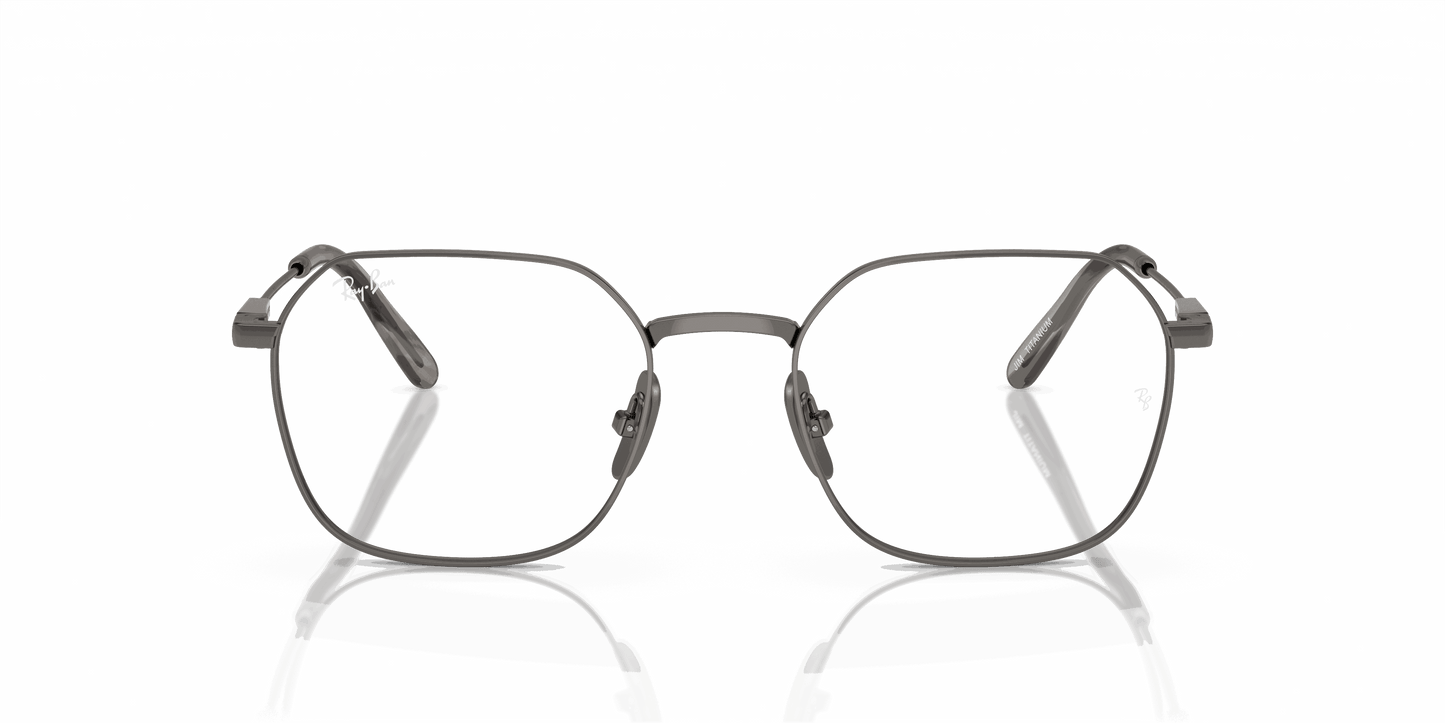 [Clear Lenses, Polished Gunmetal Frame]