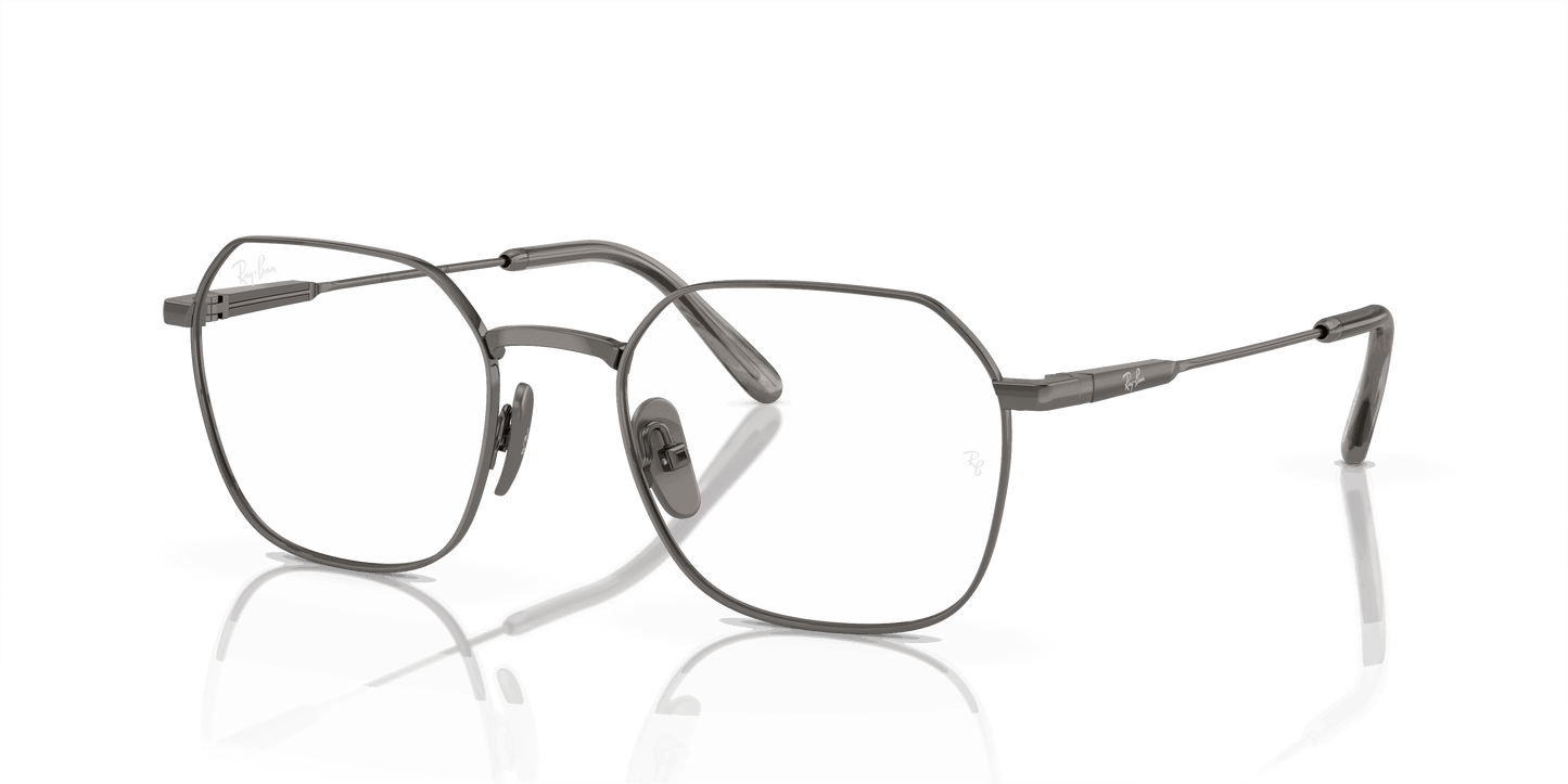 [Clear Lenses, Polished Gunmetal Frame]