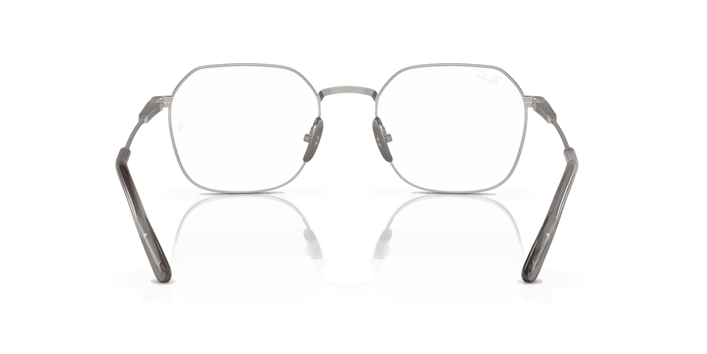 [Clear Lenses, Polished Silver Frame]